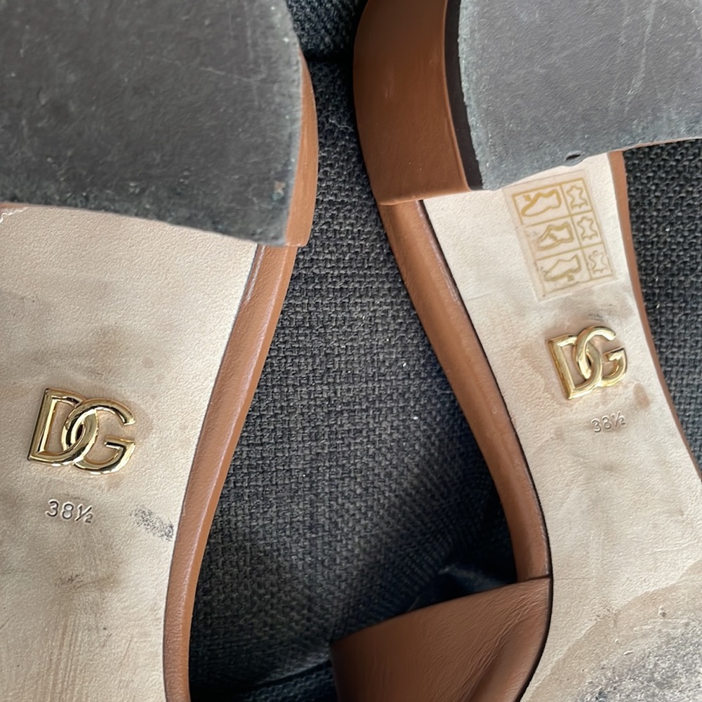 Dolce&Gabbana
DG Cutout Leather Slide Sandals - Picture 7 of 14
